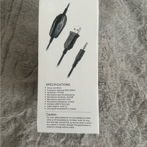 Blue Gaming Headset H-11 (NIB) - Picture 3 of 6